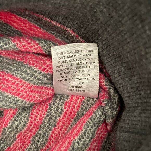 Caslon 100% Cotton Striped Pullover Sweatshirt XS - Picture 6 of 6